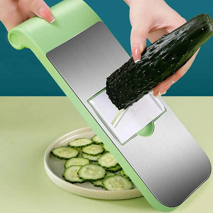 Stainless Steel 5in1 Multifunctional Vegetable Slicer Cutter