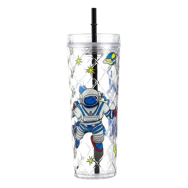 Space Explorer Tumbler Sipper For Kids