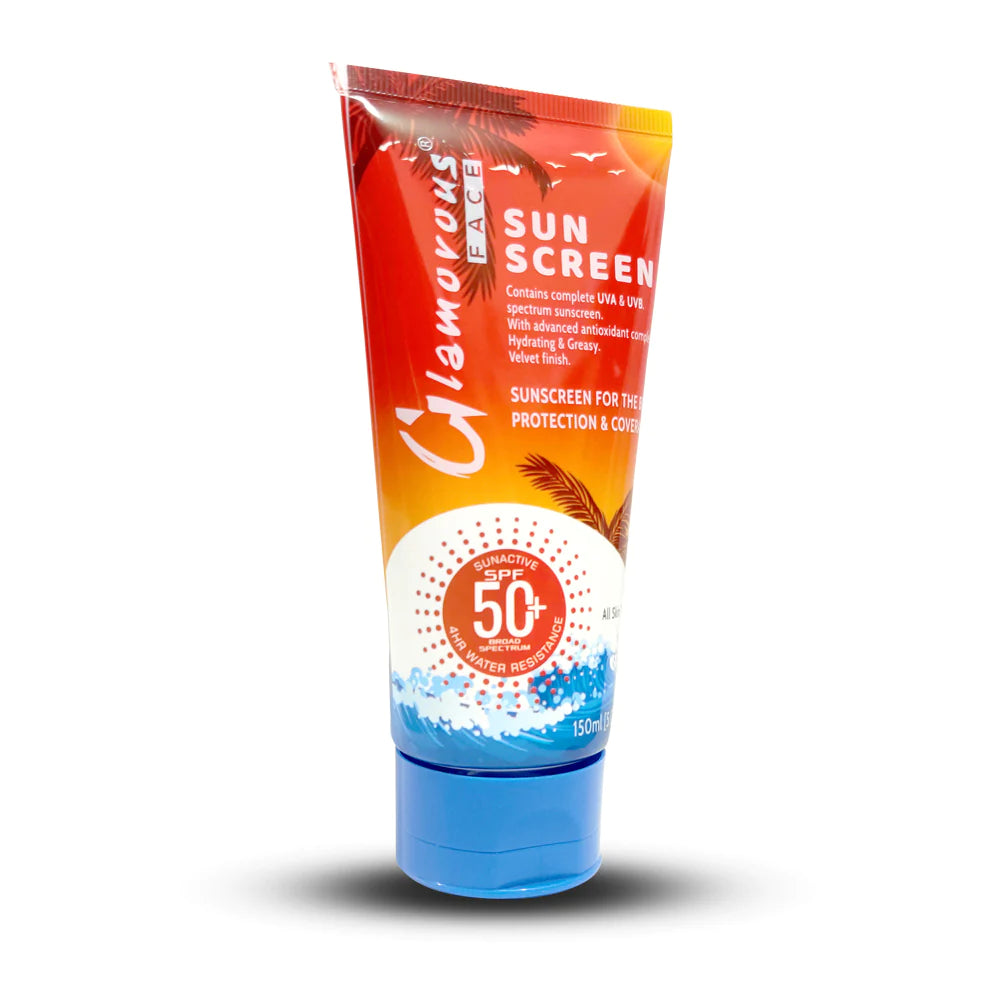 Glamorous Face Sun Screen Lotion Sunblock SPF50+ UVA UVB