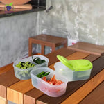 Splash Dual Compartment Food Container Pack Of 2