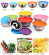 Multifunctional Stainless Steel Mixing Bowl With Lid Set Of 5