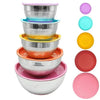 Multifunctional Stainless Steel Mixing Bowl With Lid Set Of 5