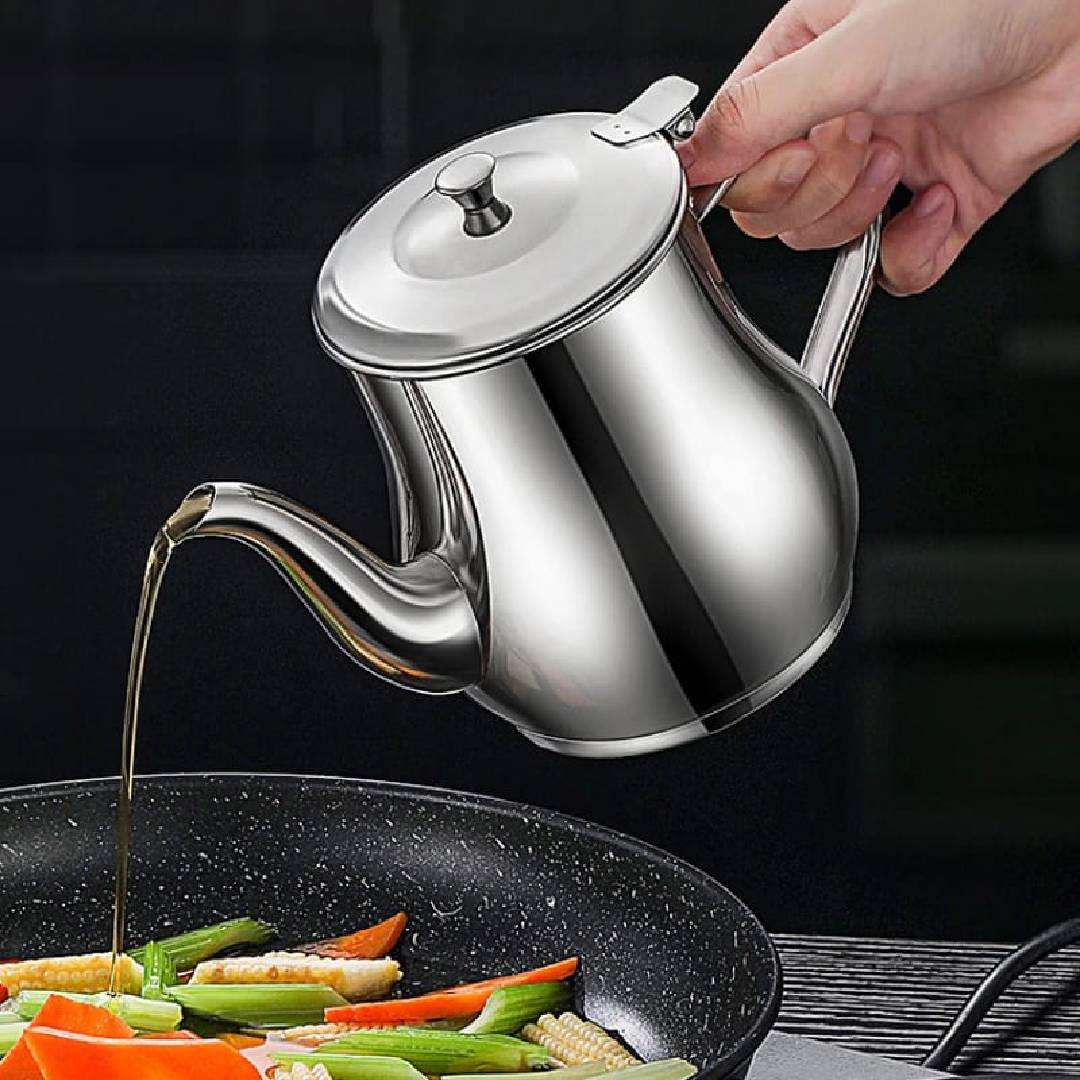Stainless Steel Portable Kettle With Removable Filter Pot