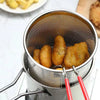 Stainless Steel Deep Frying Pot With Strainer