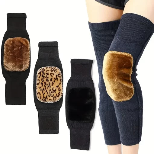 Thick Woolen Blend Warm Relief Thermal Knee Pad Leg Guard