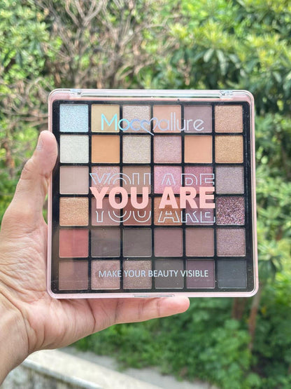 Mocallure 36 Color You Are Beautiful Eyeshadow Palette 30 Shimmer & Nude Shades