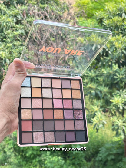 Mocallure 36 Color You Are Beautiful Eyeshadow Palette 30 Shimmer & Nude Shades