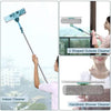 U-Shaped Retractable Glass Scraper Window Cleaner Double-Sided Glass Cleaning Tool High-Altitude