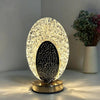 USB Cordless Desk Light Touch Control Crystal Beside Lamp Portable Night Light Bedside Lamp