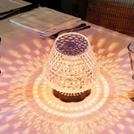 USB LED Crystal Touch Acrylic Lamp Bedside Night Light