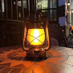 USB Rechargeable Retro Portable Table Lamp Lantern Light With 3 Modes