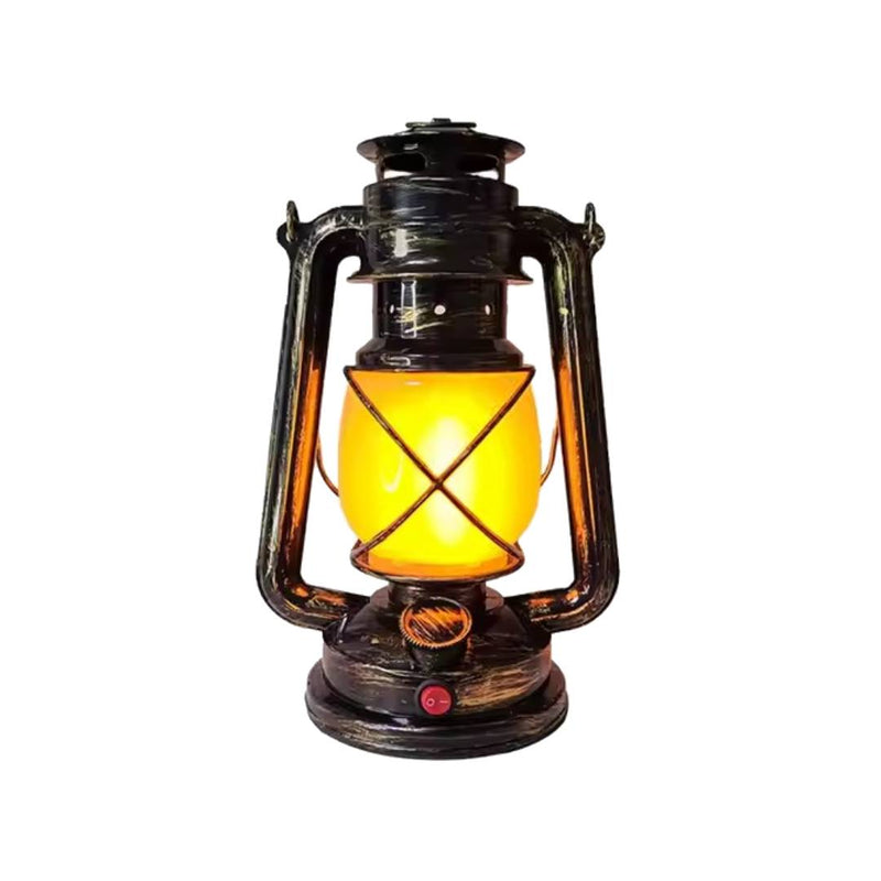 USB Rechargeable Retro Portable Table Lamp Lantern Light With 3 Modes