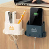 Multipurpose Wall Mounted Storage Box AC Remote Mobile Charging Holder