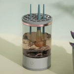 Automatic Makeup Brush Purifier Cleaning and Drying Stand