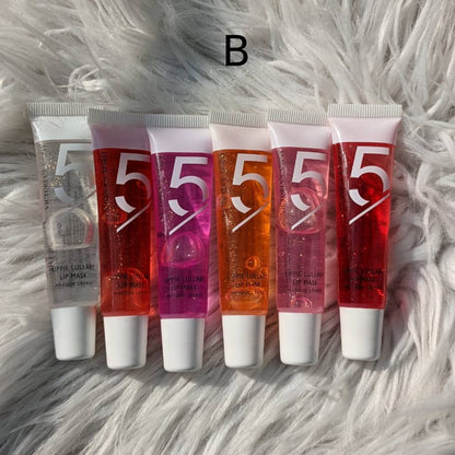 Victoria Spirit 5 Flavored Lip Gloss Lippie Lullaby Lip Mask 6Pcs Set