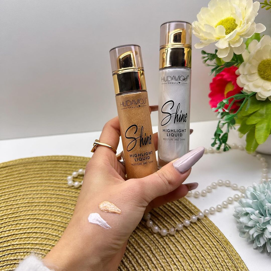 Hudamoji Shine Moisture And Shine Glow Makeup Highlight Liquid