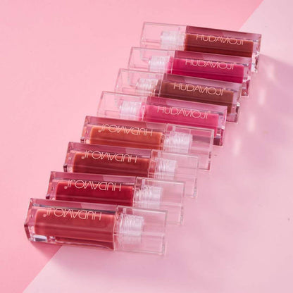 Hudamoji Luxe Shine 8-Color Lip Collection