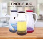 Trickle Jug 1000ml Olive Oil Dispenser Bottle Anti-Leak With Lid