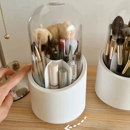 360 ° Rotating Makeup Pen Brush Storage Box Portable Lipstick Eyebrow Pen Eyeshadow Pen Brush Holder Organizer