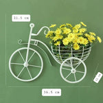 Bicycle Design Wall Basket For Home Decoration