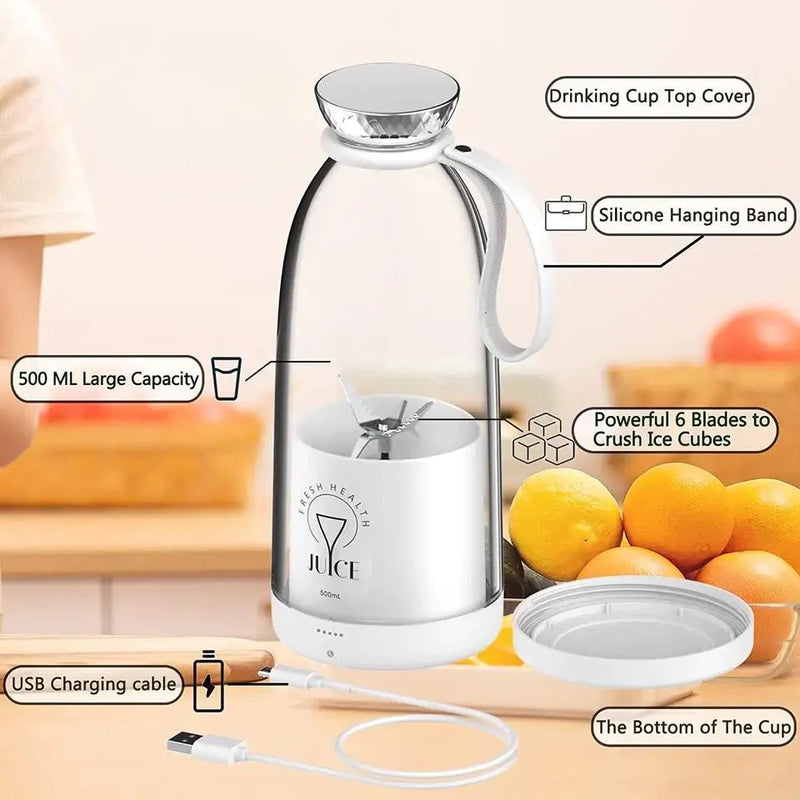 Portable Electric Juicer Blender 350ML