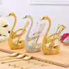 Swan Shaped Spoon Set Holder Stainless Steel