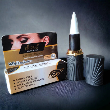 CHIRS'S Beauty Of Face Kajal Kohl The Natural Eye Definer Long Lasting 24Hours - White