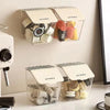 Wall Mounted Airtight Food Storage Container Spice Keeper