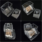 Acrylic Cotton Swabs Storage Box