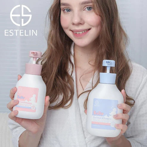 Estelin Baby 2 in 1 Wash And Shampoo for Soft And Smooth Skin 500ml