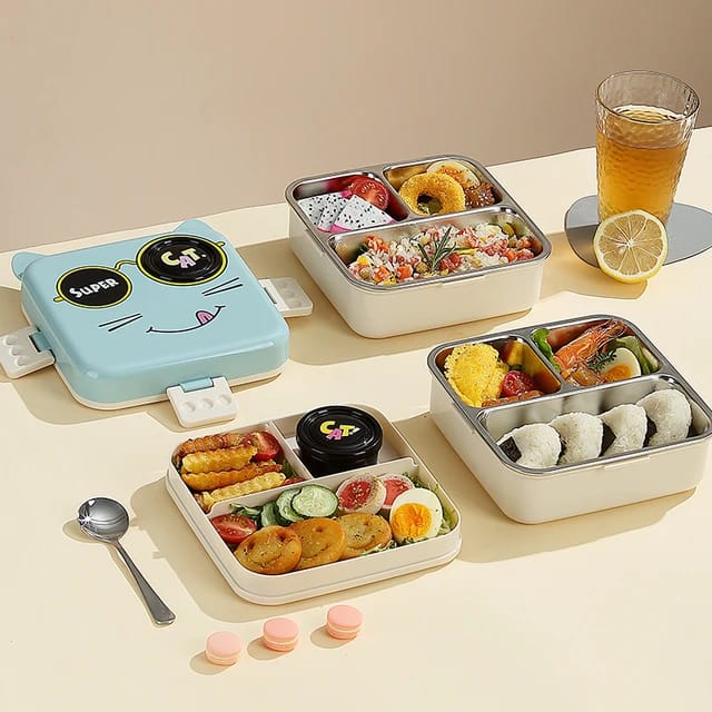 Premium Stainless Steel Tiffin Lunch Box For Kid
