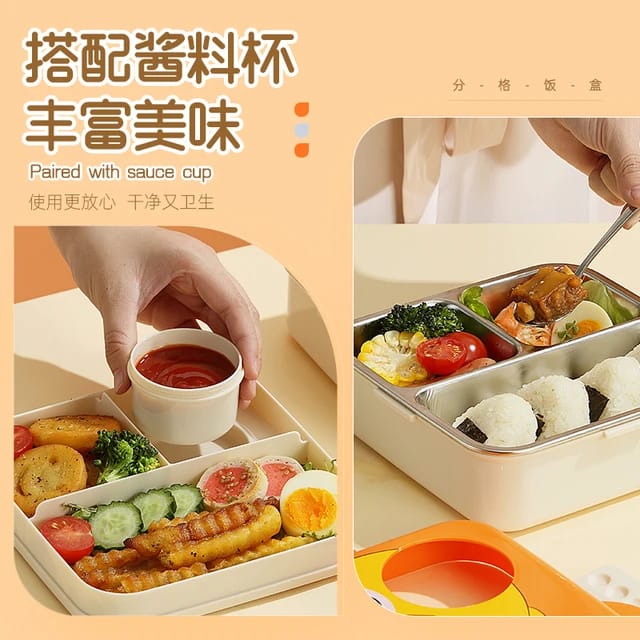 Premium Stainless Steel Tiffin Lunch Box For Kid