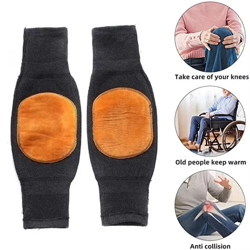 Thick Woolen Blend Warm Relief Thermal Knee Pad Leg Guard