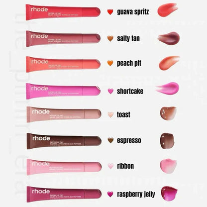 Rhode Peptide Lip Tint + Sugar Matte Lipstick Collection – 24HR Long Lasting (Pack of 6)
