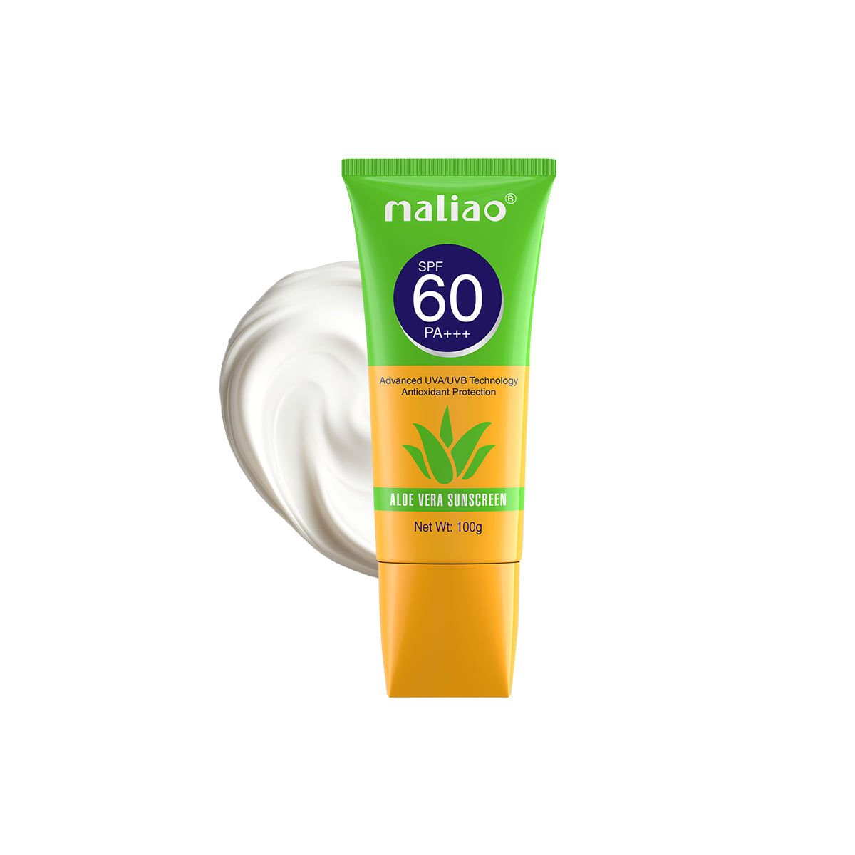 Maliao Aloe Vera Sunscreen SPF 60 PA+++ - Ultimate Sun Protection for Your Skin