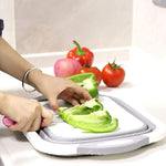 Multifunctional 3in1 Collapsible Cutting Board Foldable Chopping Board