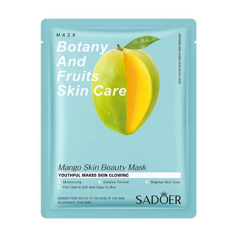 Sadoer Botany And Fruits Mango Skin Beauty Face Sheet Mask