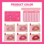 Dragon Ranee Honey Peach Love Never Dies Mini Matte Lipstick 6Pcs in Box