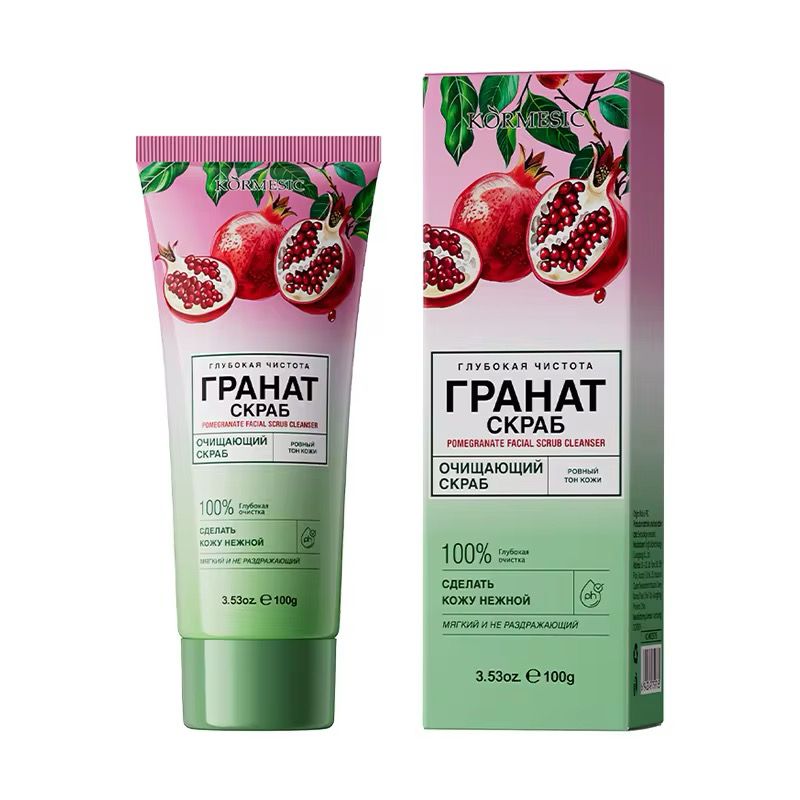 KORMESIC Face Wash Non-Irritating & Hypoallergenic Remove Dirt Acne Oil Makeup Face Scrub Cleanser