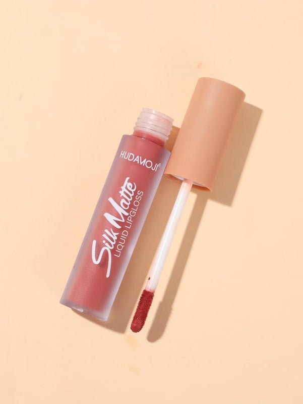 Hudamoji 12-Color Matte Velvet Lip Gloss Set