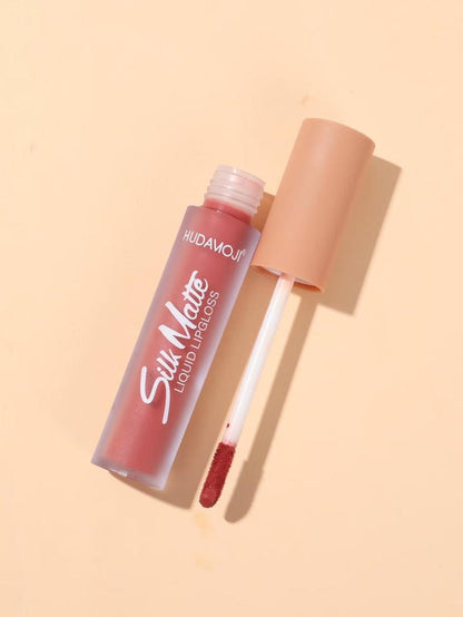 Hudamoji 12-Color Matte Velvet Lip Gloss Set