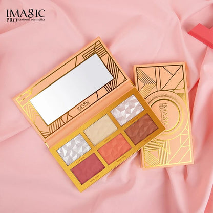 IMAGIC Professional Cosmetic Highlighter Blush Palette