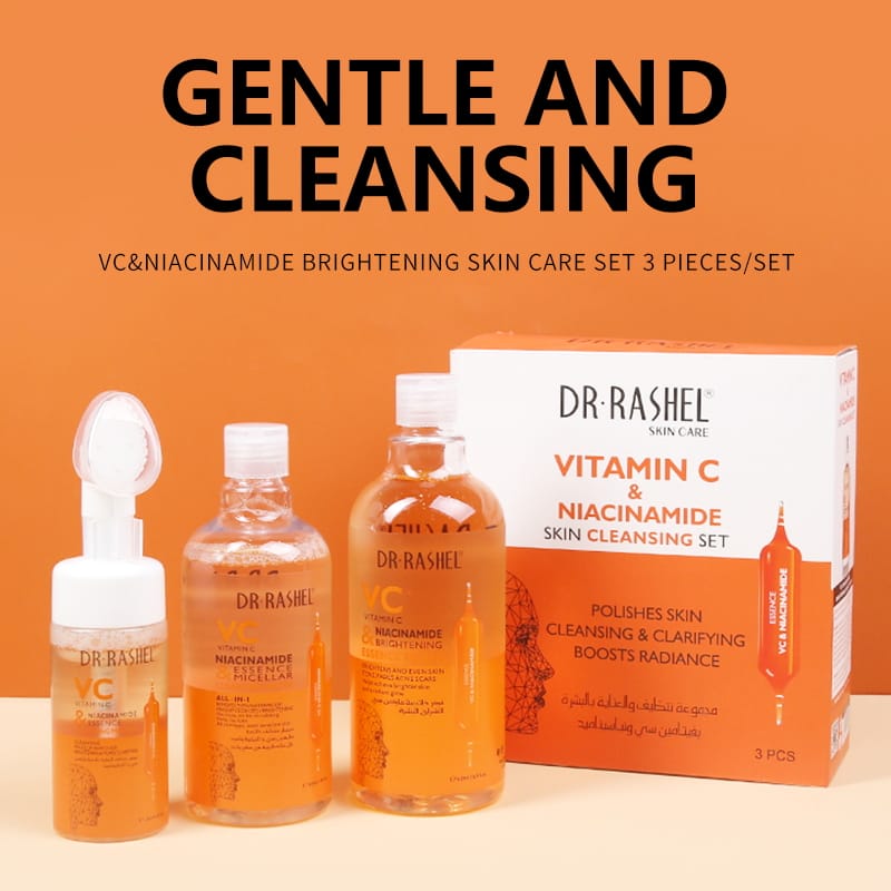 Dr Rashel VITAMIN C And Niacinamide Skin Care Cleaning 3Pcs Set