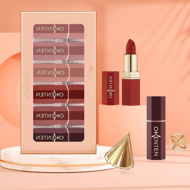 Okenten 6-Color High Quality Lip Kit