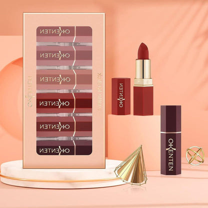 Okenten 6-Color High Quality Lip Kit