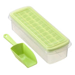 Ice Mold Tray With Ice Storage Box Cover Lid