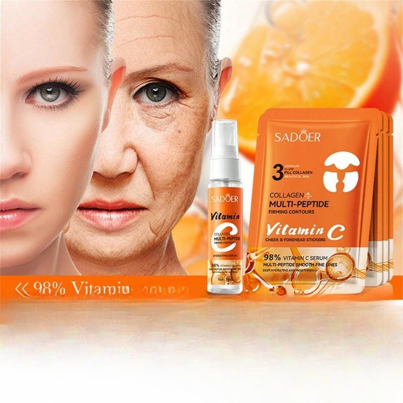 Sadoer Multi-Peptide Collagen Vitamin C Cheek Forehead Filler Set