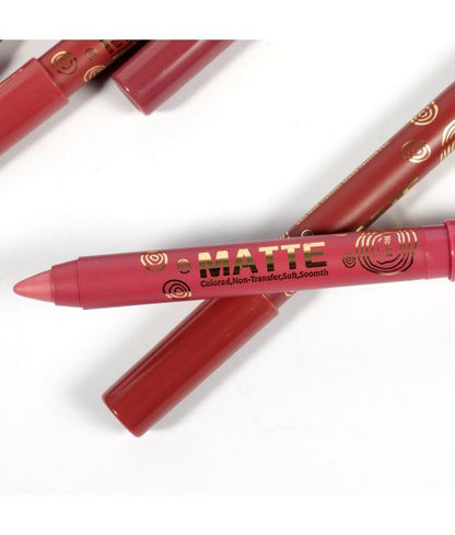 Miss Rose Matte Lip Pen Lipsticks 6Pcs Set
