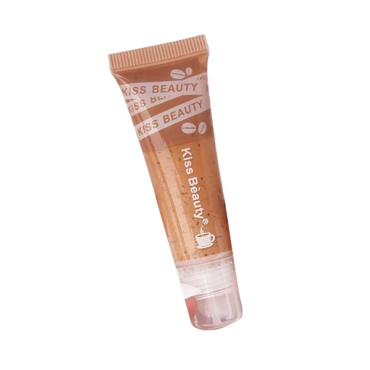 Kiss Beauty Coffee Lip Scrub Moisturizing Hydrating Exfoliating Soft