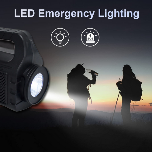 Wireless Rechargeable Portable Speaker With Full Band Radio Bluetooth Connect Solar Panel Torch Light with And Colorful LED light, TWS, TF Card&nbsp;
